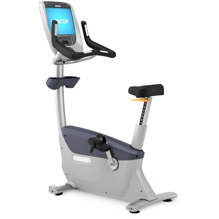 Precor UBK 885 W/P80 Console Remanuactured Commercial Upright Bike.Call Now For Lowest Prices Guaranteed!