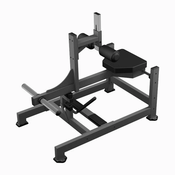 Muscle D Fitness - Plate Load Foot Extension - Adjustable Roller Pads. SKU: PL-E-CR