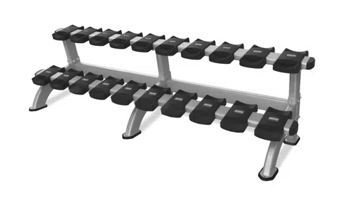 NAUTILUS DOUBLE DUMBBELL RACK Model 9NP-R8010