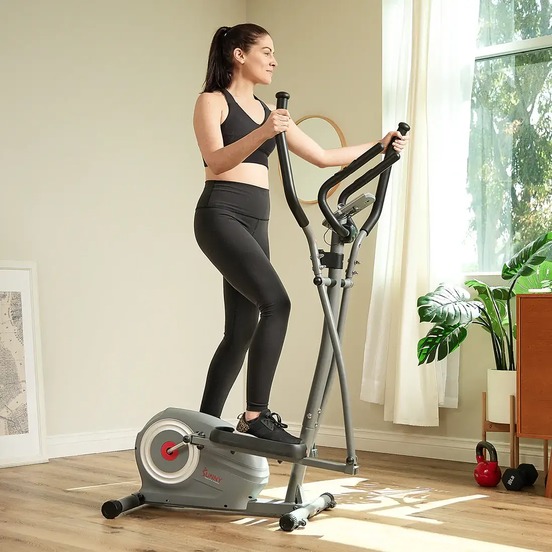 Elliptical machine top affirm