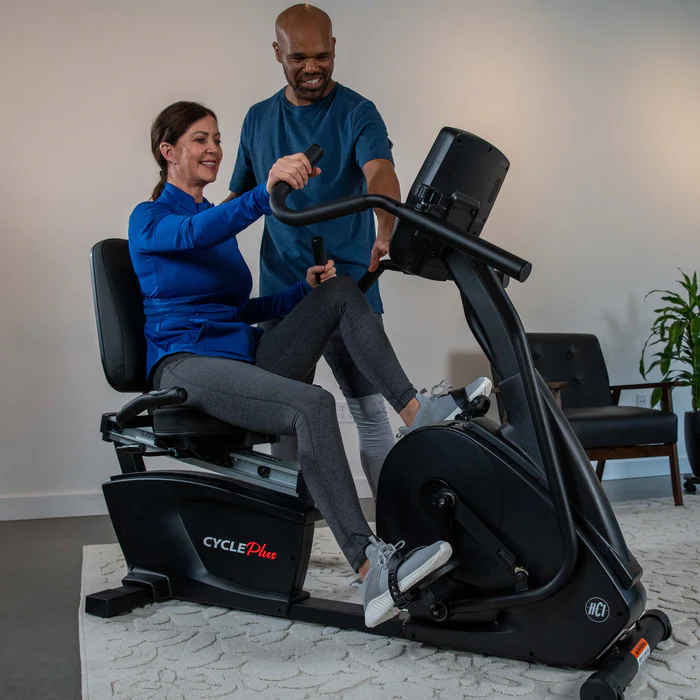 HCI-CyclePlus Recumbent Bike with Arm Exercise.New - Image 2